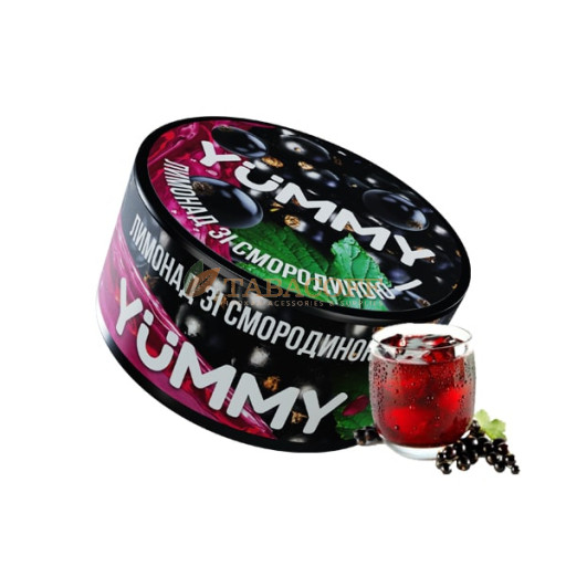 Тютюн Yummy (Яммі) Лимонад с черной смородиной (Черная смородина, Лимон, Мята) 100г